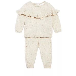 Bloomie’s Baby Girl Knit Set: Cream